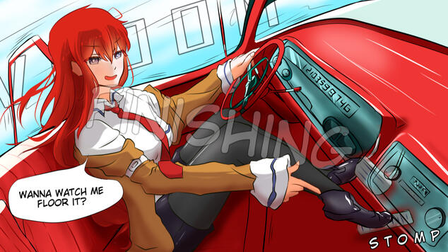 Makise Kurisu by SteelRythm